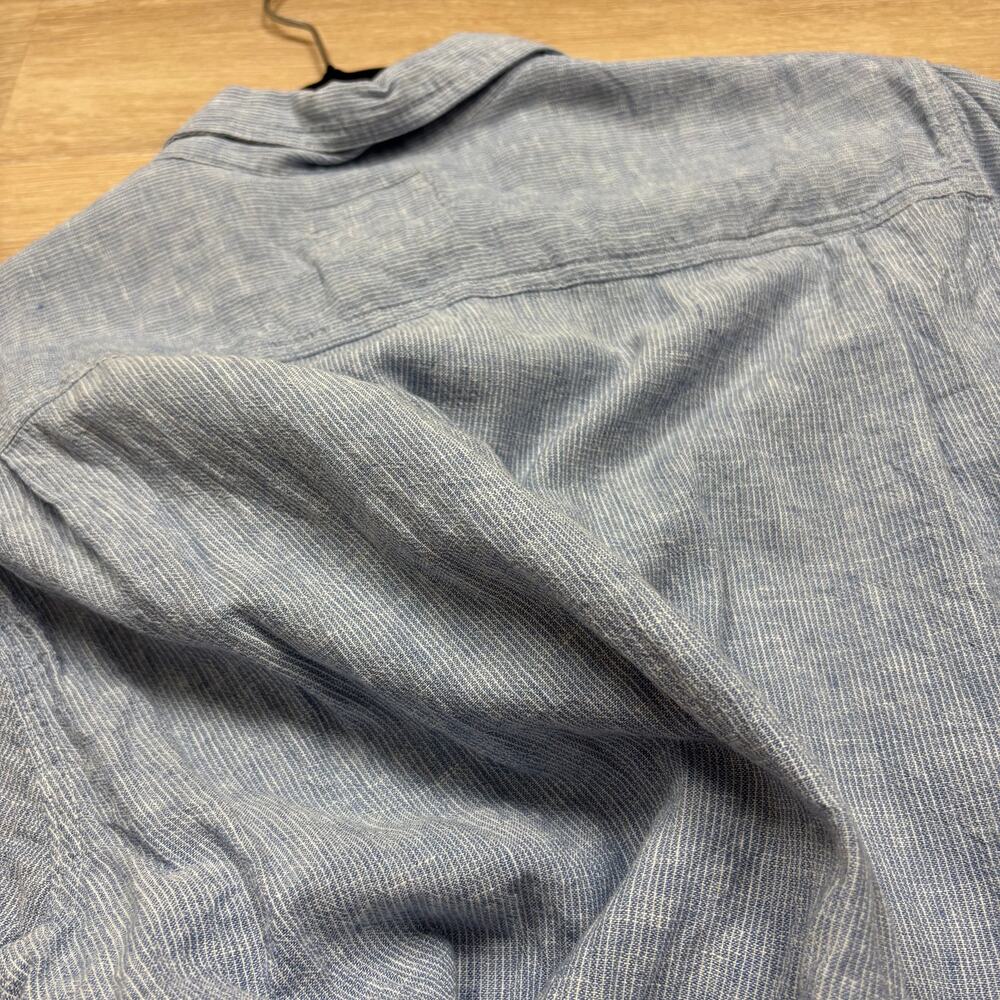 Rails Linen Striped Collared Button Up Men’s Xl C… - image 7